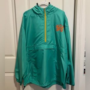 Green Dutch Bros Windbreaker